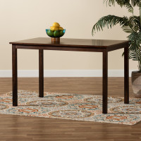 Baxton Studio Andrew Dining Table Andrew Modern Dining Table